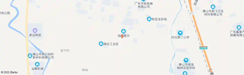 佛山梅庄古道牌坊_公交站地图_佛山公交_妙搜公交查询2025