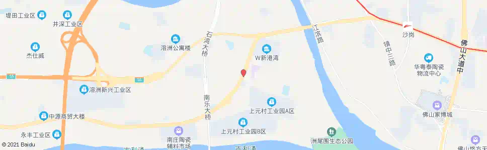 佛山上元_公交站地图_佛山公交_妙搜公交查询2025