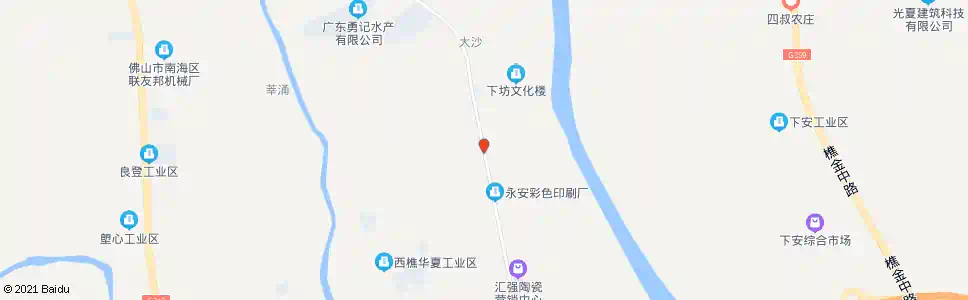 佛山崇北市场_公交站地图_佛山公交_妙搜公交查询2025