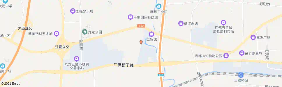 佛山纺织路中_公交站地图_佛山公交_妙搜公交查询2025