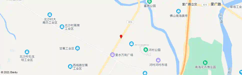 佛山邓岗(西南)_公交站地图_佛山公交_妙搜公交查询2025