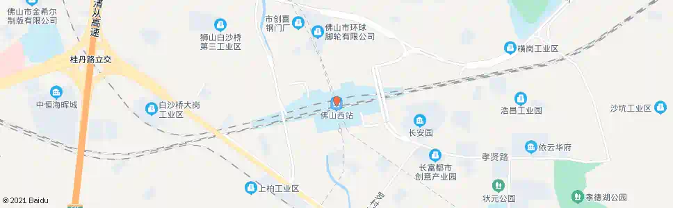佛山城西花园总站_公交站地图_佛山公交_妙搜公交查询2025
