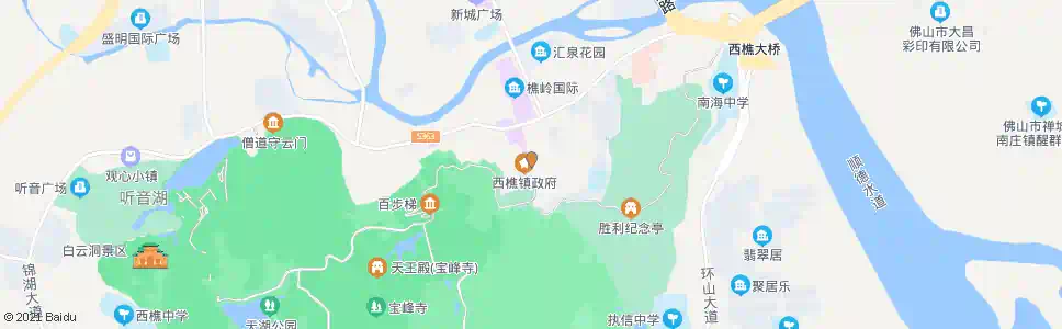 佛山大榄道班_公交站地图_佛山公交_妙搜公交查询2025
