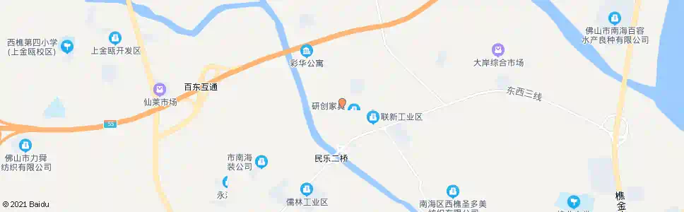 佛山联新三队(莘村张家)_公交站地图_佛山公交_妙搜公交查询2025