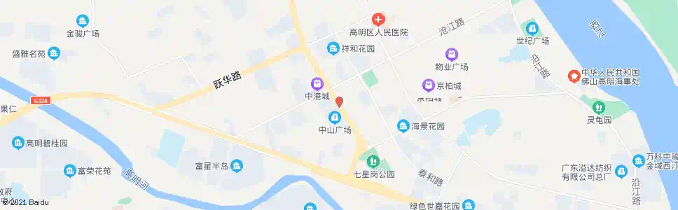 佛山中山广场_公交站地图_佛山公交_妙搜公交查询2025