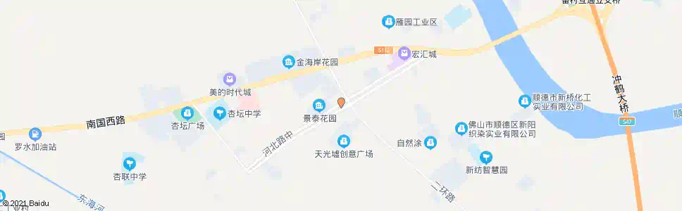 佛山杏坛派出所_公交站地图_佛山公交_妙搜公交查询2025