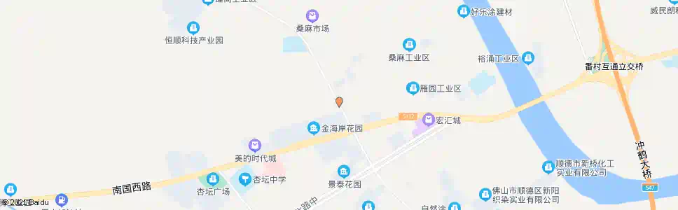佛山君怡金海岸(二环路)_公交站地图_佛山公交_妙搜公交查询2025