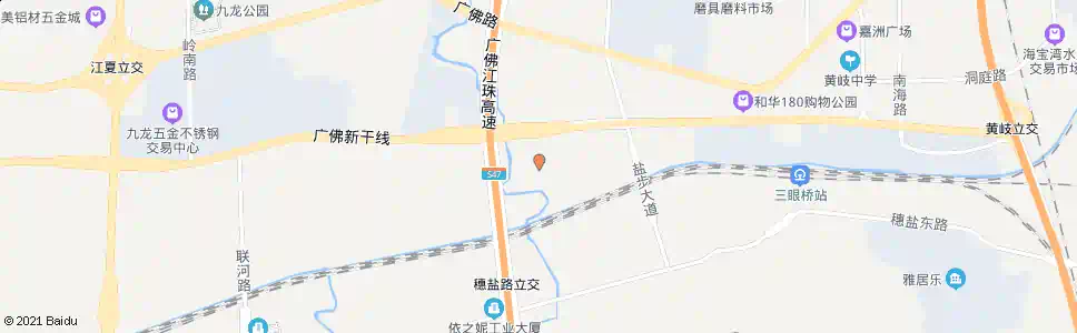 佛山联安大道中_公交站地图_佛山公交_妙搜公交查询2025