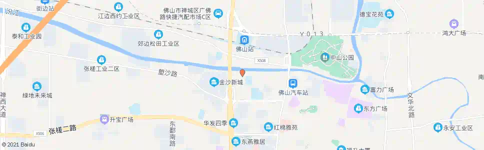 佛山上沙街_公交站地图_佛山公交_妙搜公交查询2025