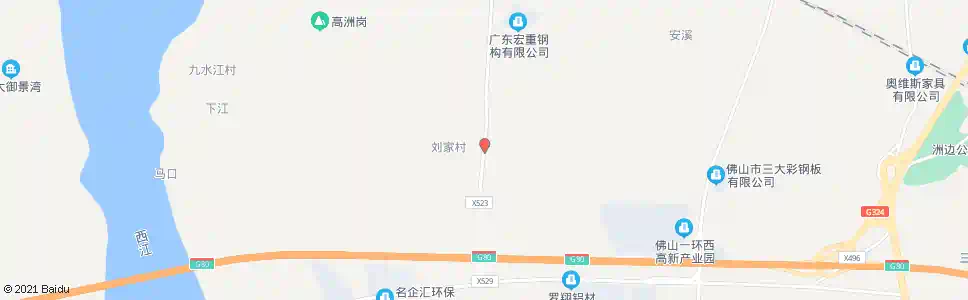 佛山龙洲(水泥厂)_公交站地图_佛山公交_妙搜公交查询2025
