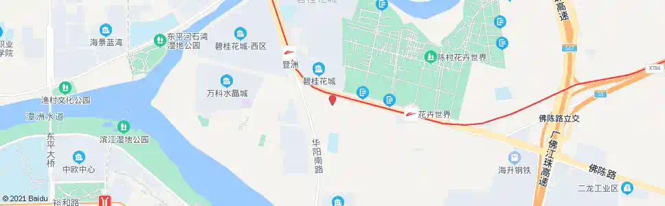 佛山潭村新村_公交站地图_佛山公交_妙搜公交查询2025