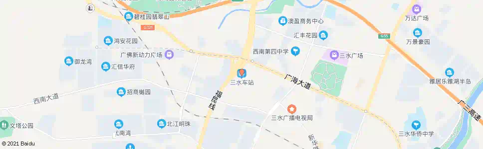佛山人民医院(三水汽车站)_公交站地图_佛山公交_妙搜公交查询2025