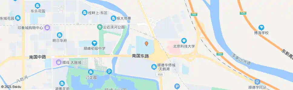 佛山顺德一中_公交站地图_佛山公交_妙搜公交查询2025