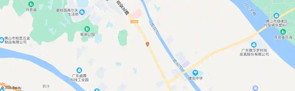佛山民安(大坳南路口)_公交站地图_佛山公交_妙搜公交查询2025