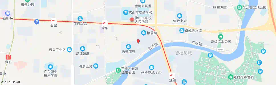 佛山怡景丽苑北门_公交站地图_佛山公交_妙搜公交查询2025