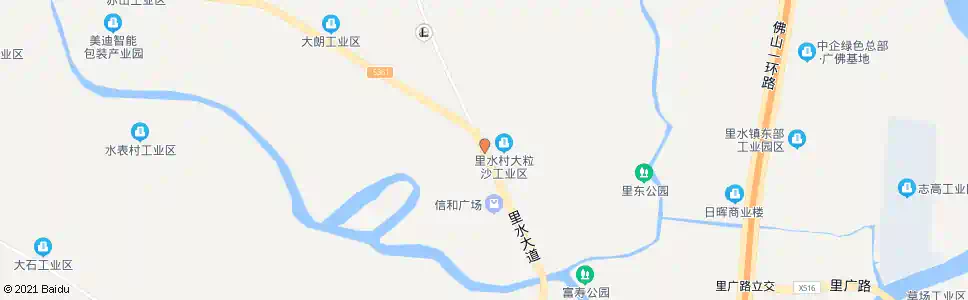 佛山五星路口_公交站地图_佛山公交_妙搜公交查询2025