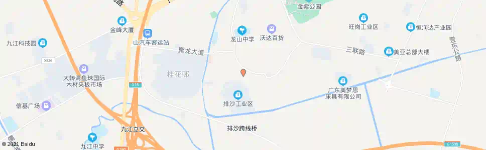 佛山排沙工业区_公交站地图_佛山公交_妙搜公交查询2025