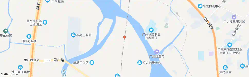 佛山山口园路_公交站地图_佛山公交_妙搜公交查询2025