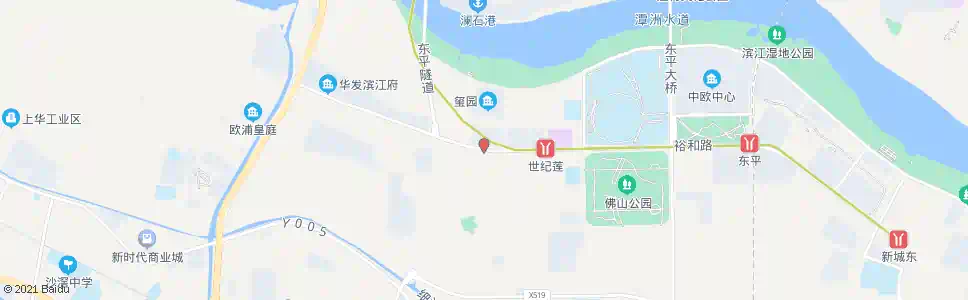 佛山依云水岸南站_公交站地图_佛山公交_妙搜公交查询2025