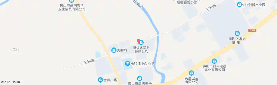 佛山塘口村(高明)_公交站地图_佛山公交_妙搜公交查询2025