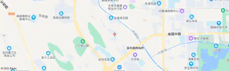 佛山红岗路口_公交站地图_佛山公交_妙搜公交查询2025