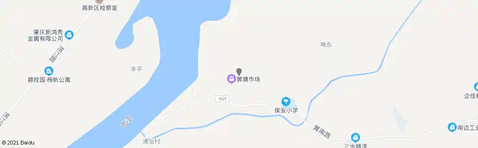 佛山黄塘墟_公交站地图_佛山公交_妙搜公交查询2025