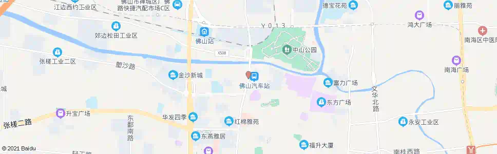 佛山汽车站a站_公交站地图_佛山公交_妙搜公交查询2025