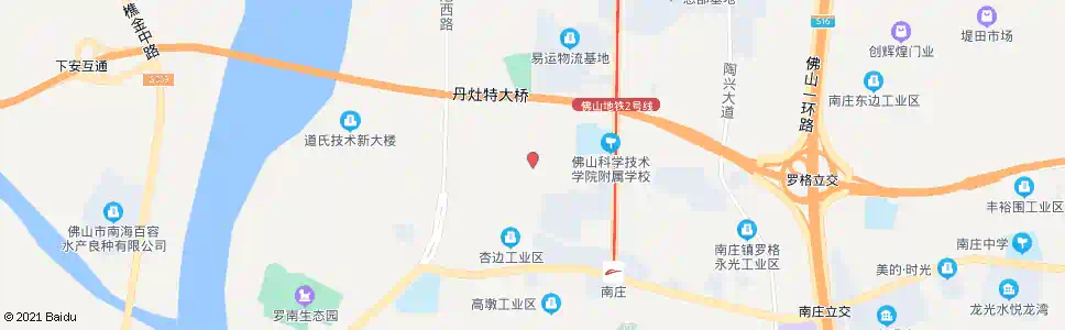 佛山杏边村_公交站地图_佛山公交_妙搜公交查询2025