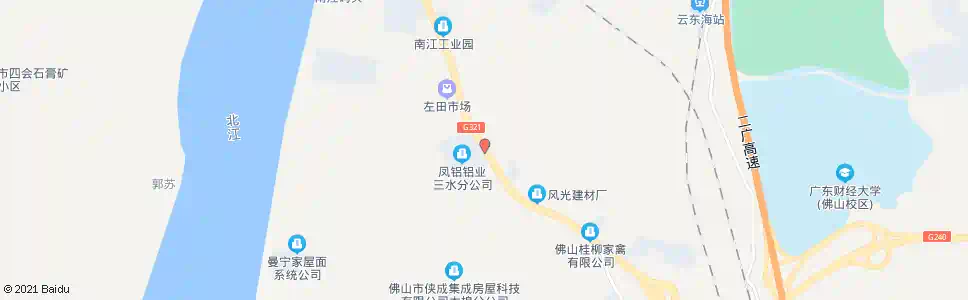 佛山凤铝厂_公交站地图_佛山公交_妙搜公交查询2025