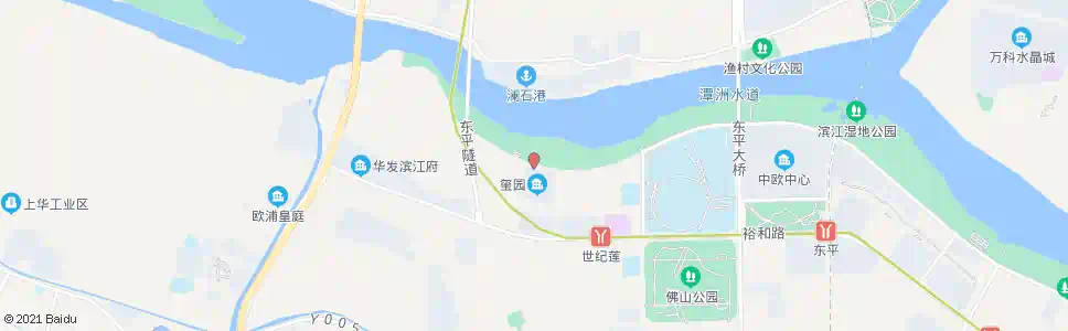 佛山依云水岸北_公交站地图_佛山公交_妙搜公交查询2025