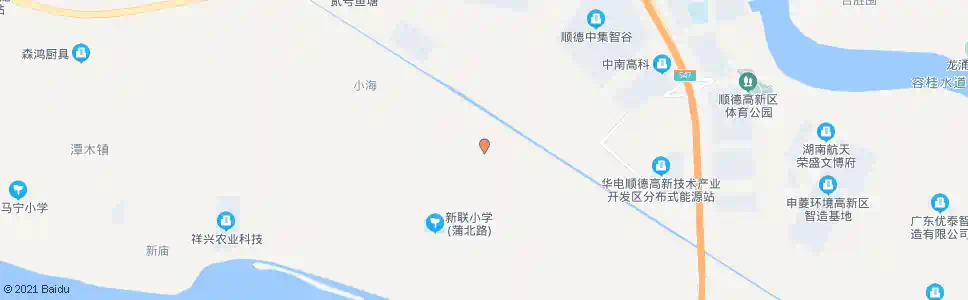 佛山新联道班_公交站地图_佛山公交_妙搜公交查询2025