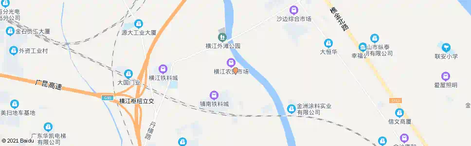 佛山横江圩南站_公交站地图_佛山公交_妙搜公交查询2025