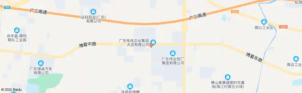 佛山有色金属圆二期_公交站地图_佛山公交_妙搜公交查询2025