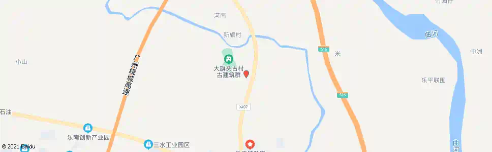 佛山大旗头村_公交站地图_佛山公交_妙搜公交查询2025