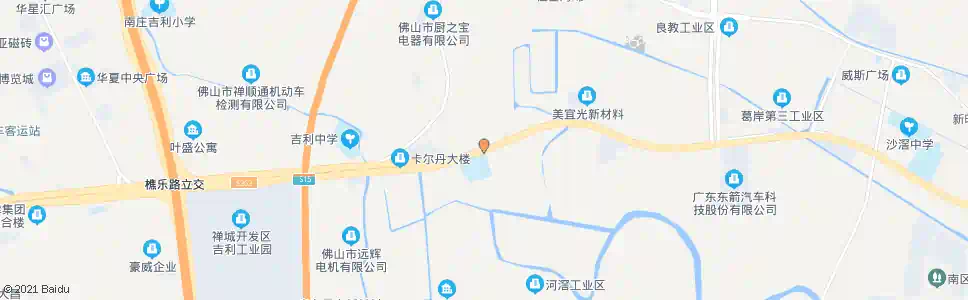 佛山杏头小学_公交站地图_佛山公交_妙搜公交查询2025