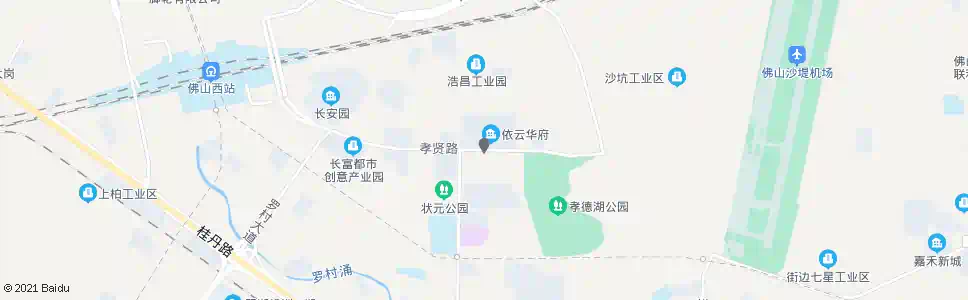 佛山孝贤路东_公交站地图_佛山公交_妙搜公交查询2025