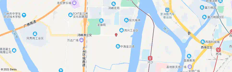 佛山白沙总站(中海金沙湾)_公交站地图_佛山公交_妙搜公交查询2025