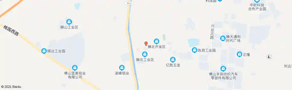 佛山狮北市场_公交站地图_佛山公交_妙搜公交查询2025