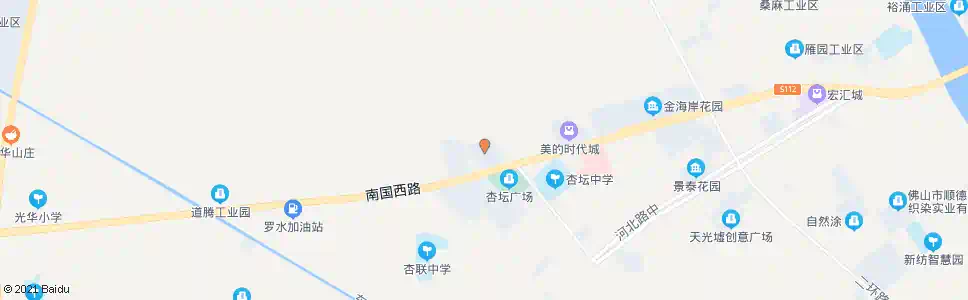 佛山杏坛镇政府_公交站地图_佛山公交_妙搜公交查询2025