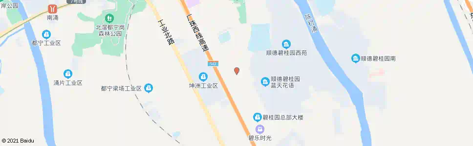 佛山坤洲村_公交站地图_佛山公交_妙搜公交查询2025