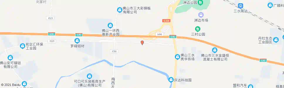 佛山官员村_公交站地图_佛山公交_妙搜公交查询2025