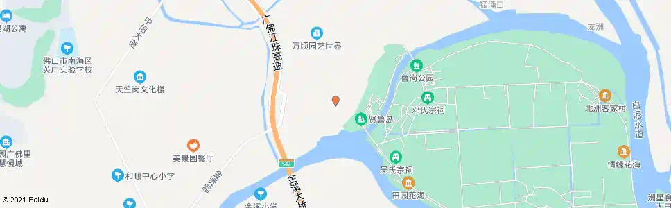 佛山金贤中_公交站地图_佛山公交_妙搜公交查询2025