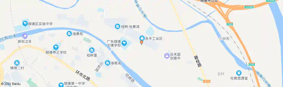 佛山永丰一横路_公交站地图_佛山公交_妙搜公交查询2025