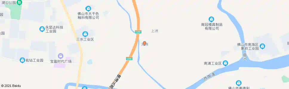 佛山海洲村_公交站地图_佛山公交_妙搜公交查询2025