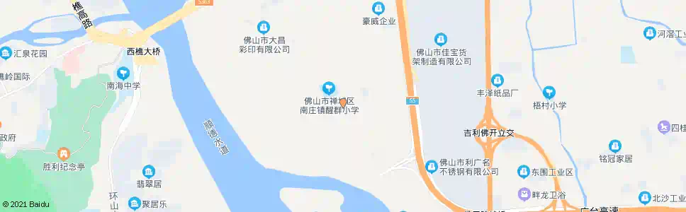 佛山醒群村委_公交站地图_佛山公交_妙搜公交查询2025