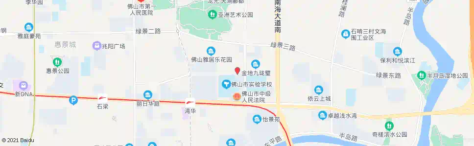 佛山实验学校_公交站地图_佛山公交_妙搜公交查询2025