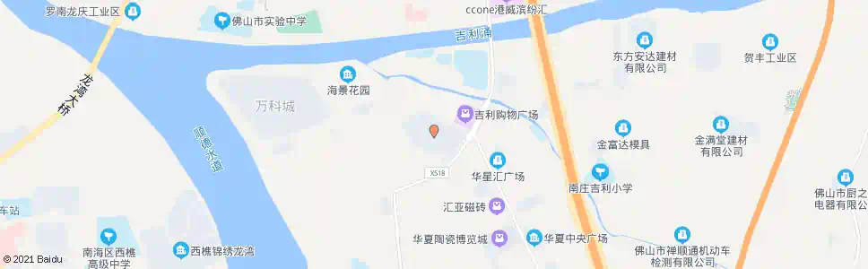 佛山帝景蓝湾_公交站地图_佛山公交_妙搜公交查询2025