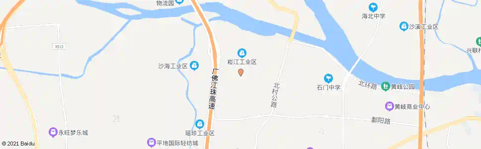 佛山崧岗_公交站地图_佛山公交_妙搜公交查询2025