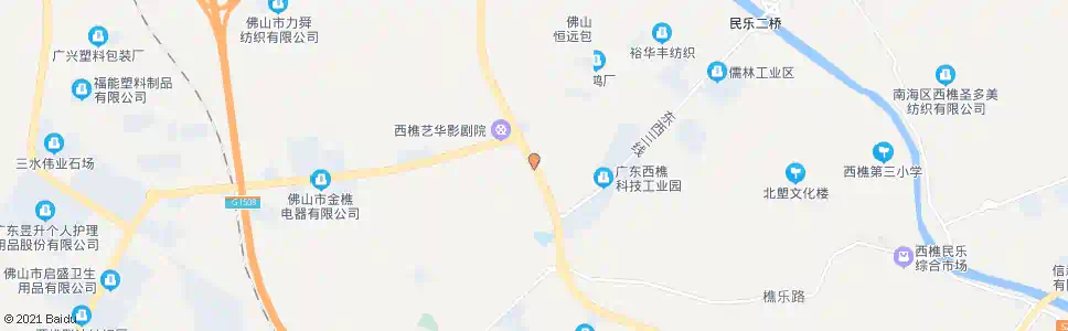 佛山百东村委会_公交站地图_佛山公交_妙搜公交查询2025