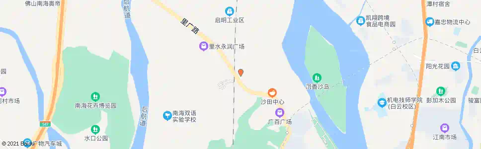 佛山马洲村_公交站地图_佛山公交_妙搜公交查询2025